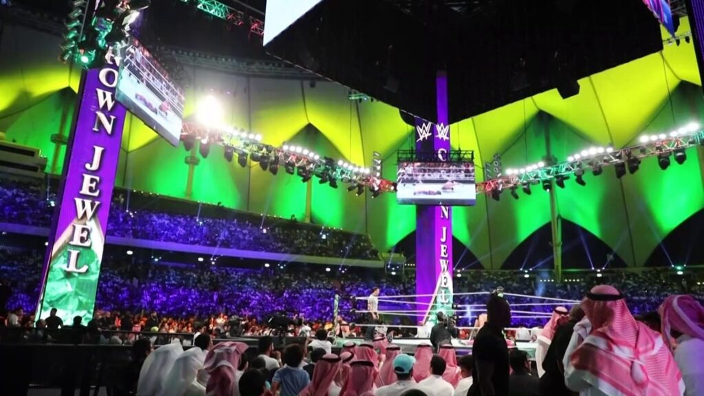Saudi Arabia hosts first female WWE match