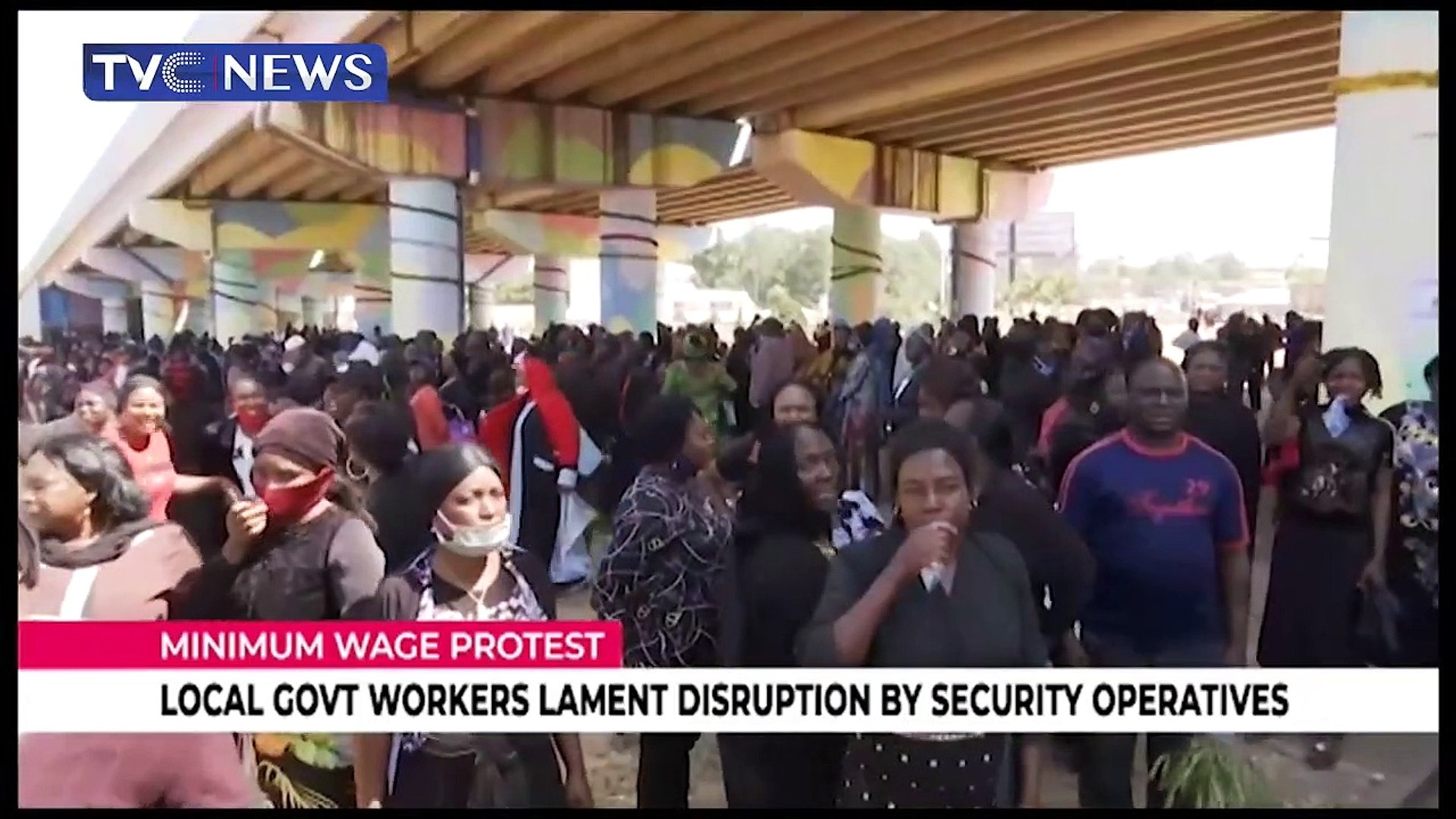 Security-operatives-disrupt-protest-by-local-govt-workers-over-minimum-wage