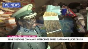 Seme-customs-command-intercepts-bus-carrying-illicit-drugs