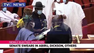 Senate-swears-in-Abiru-Dickson-two-others