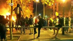Spains-Catalan-region-rocked-by-third-day-of-violent-unrest
