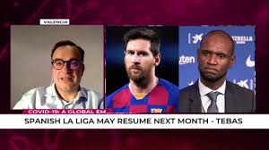 Spanish-La-Liga-may-resume-next-month-Tebas