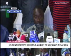 Students-protes-killings-and-assault-of-Nigerians-in-South-Africa