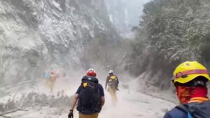 Survivors-trapped-by-quake-landslide-rescued-in-Taiwan