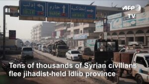 Syrians-flee-in-mass-uptick-in-bombardment-on-southern-Idlib
