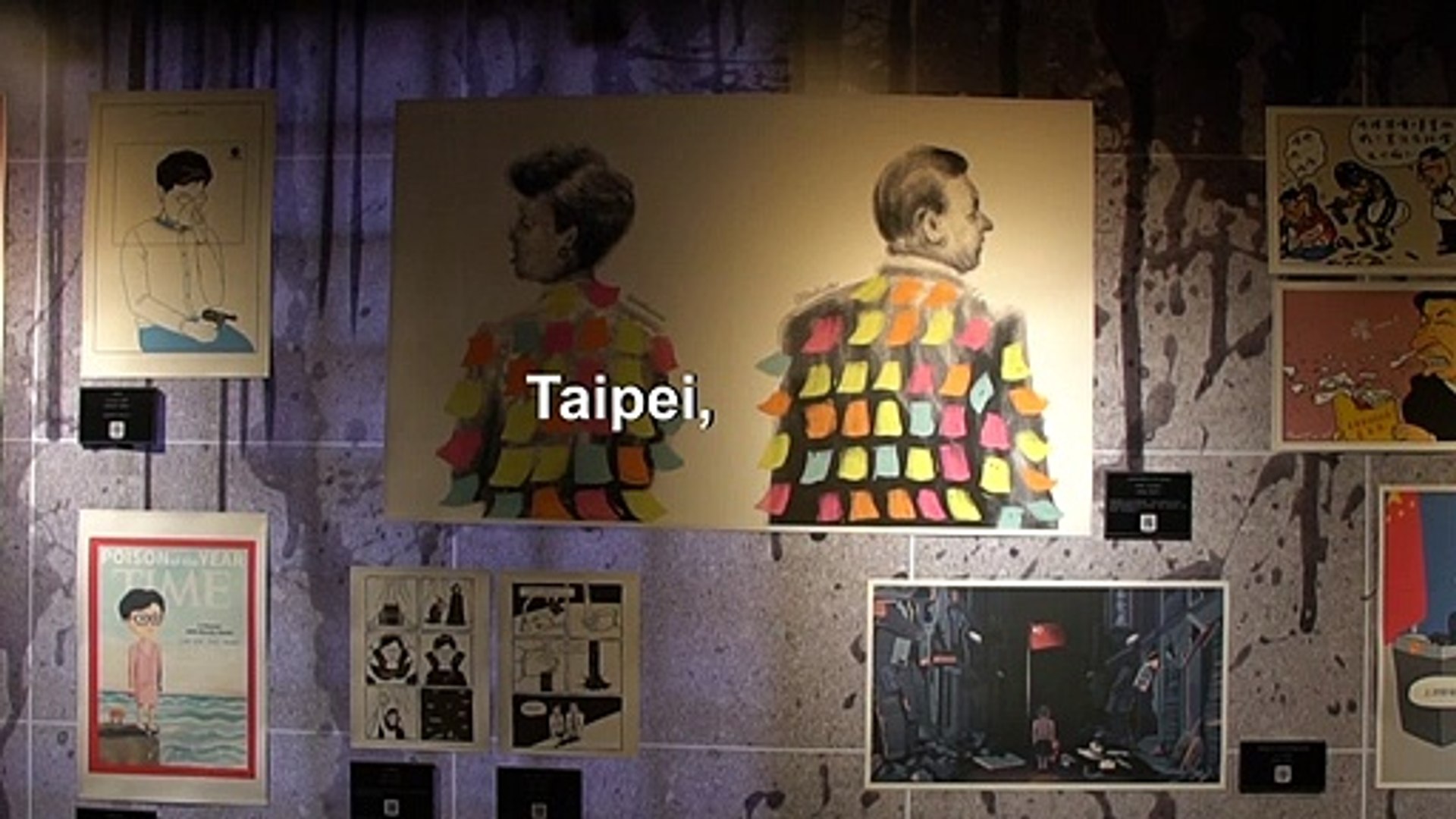 Taiwan-exhibition-showcases-2019-Hong-Kong-pro-democracy-protests