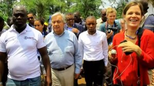 U.N.-chief-Guterres-visits-Ebola-survivors-in-Congo