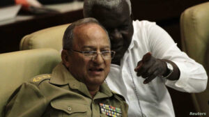 File photo of General Leopoldo Cintra Frias attending a Cuban Communist Party congress in Havana