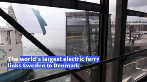 Worlds-biggest-electric-passenger-ferry-sails-between-Denmark-and-Sweden