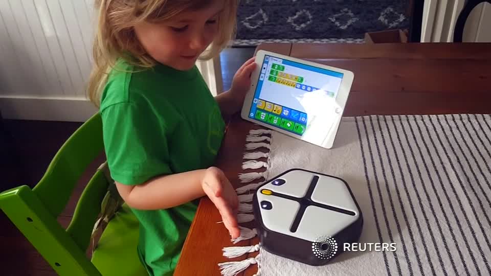A robot to teach kids coding