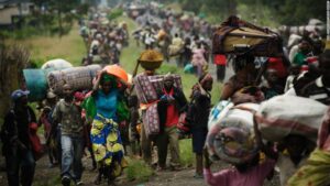 Congo fighting forces people from their homes