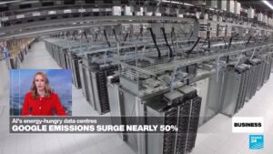 Google’s greenhouse gas emissions soars because of AI data centres