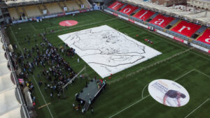 Nigerian artist seeks world record with largest hand-drawn artwork