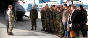 German soldiers deploy to Lithuania, prompt Russia warning
