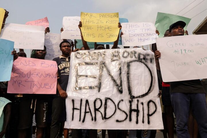 Anger in Nigeria over the spiralling cost of living