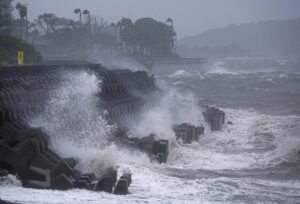 Japan in the grip of Typhoon Shanshan