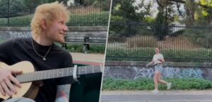 Ed Sheeran’s serendipitous serenade for lucky jogger