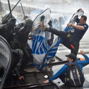 Argentina’s ‘economic shock’ vote sparks protests