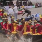 Benin lake village comes to life at annual festival