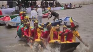 Benin lake village comes to life at annual festival