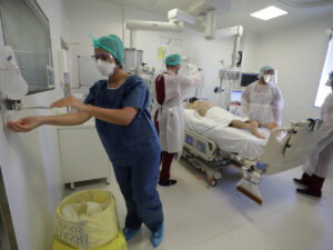 FILE PHOTO: Hospitalisations of COVID-19 patients rise in Marseille