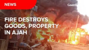 Fire destroys goods, property in Ajah
