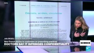 New decree forces French doctors to disclose some patients’ medical conditions