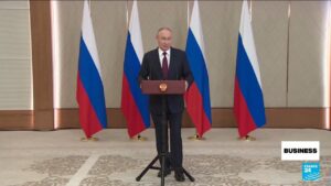 Putin says there’s no need to panic over Russia’s plummeting ruble