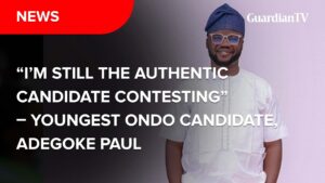 OndoDecides2024: “I’m still the authentic candidate contesting”– Youngest Ondo Candidate, Adegoke Paul