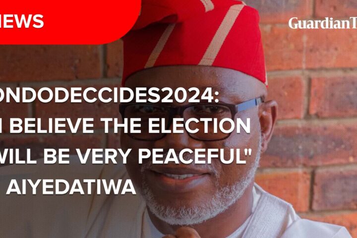 OndoDecides2024: 'I believe the election will be very peaceful' - Aiyedatiwa