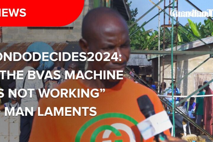 OndoDecides2024: “The BVAS machine is not working” – Man Laments