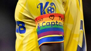 ‘Guéhi defies FA’: Crystal Palace captain writes own message on rainbow armband