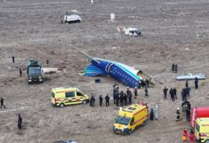 Azerbaijan Airlines plane crashes in Kazakhstan, many feared dead