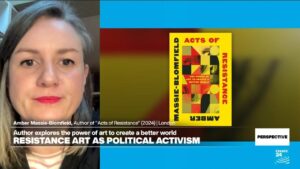 Artists might need to ‘take risks’ to oppose Trump, author Amber Massie-Blomfield says