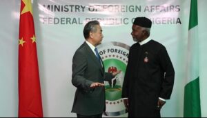China’s foreign minister visits Nigeria