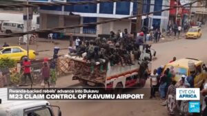 Rwanda-backed rebels advance into eastern Congo’s 2nd major city of Bukavu