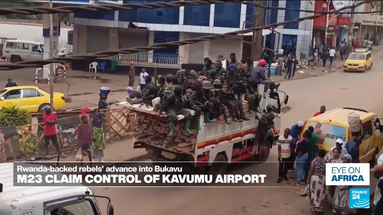 Rwanda-backed rebels advance into eastern Congo’s 2nd major city of Bukavu