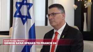 ‘We don’t intend to stay’ in Gaza, Israeli FM Sa’ar says