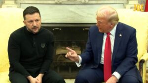 ‘This is going to be great television’: Trump and Zelensky in furious row