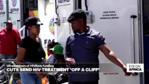 US shutdown of HIV/aids funding : cuts send HIV treatment “off a cliff”