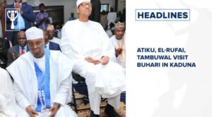 Atiku, el-Rufai, Tambuwal visit Buhari in Kaduna and more