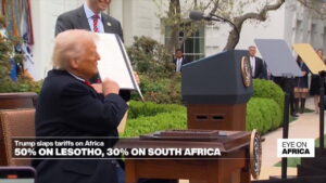 Trump slaps tariffs on Africa: 50% on Lesotho, 30% on South Africa