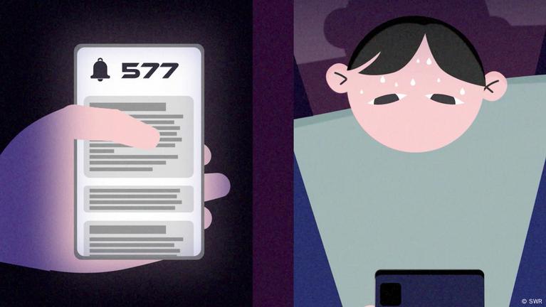 How does social media cause stress?