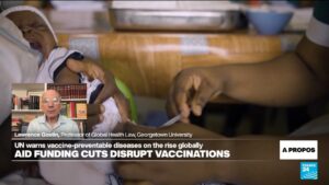 ‘Many people will die’ because of funding cuts and vaccine disinformation, expert says