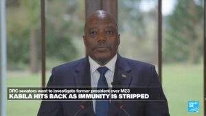 Former DRC president Joseph Kabila hits back as senators strip him of immunity
