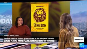 South Africa’s Phindile Ndlovu on ‘great honour’ of featuring in Lion King musical in Paris