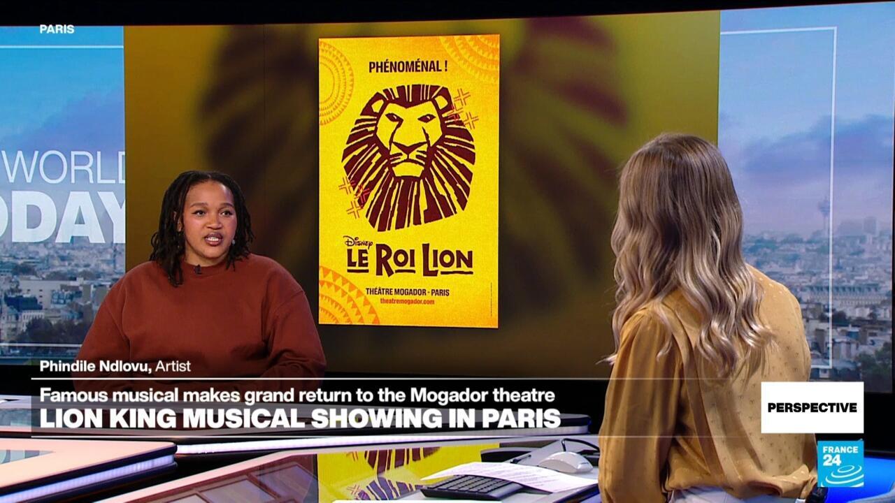 South Africa’s Phindile Ndlovu on ‘great honour’ of featuring in Lion King musical in Paris