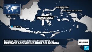 Mining and defence industries benefit from Macron’s visit to Indonesia