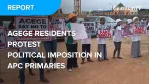 Protest erupts in Agege over alleged candidate imposition in APC primaries