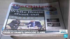 South Africans exasperated by Trump’s false claims of ‘white genocide’